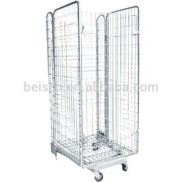 Top vente roulement cage chariot, mouvement cage à rouleaux, un récipient métallique